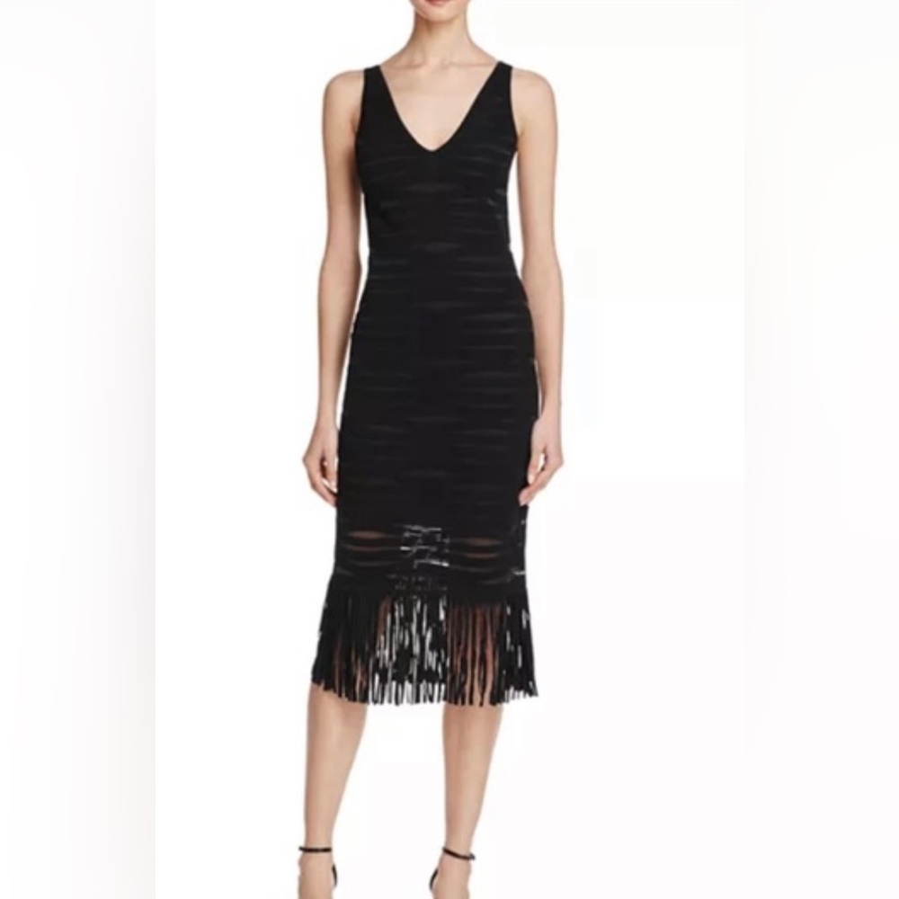 Parker Midi Fringe Detail Dress